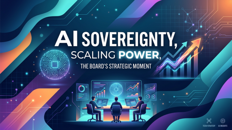 Sovereign AI: The Strategic Moment for Boardroom Leadership